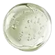 Clear hyaluronic acid gel texture swatch